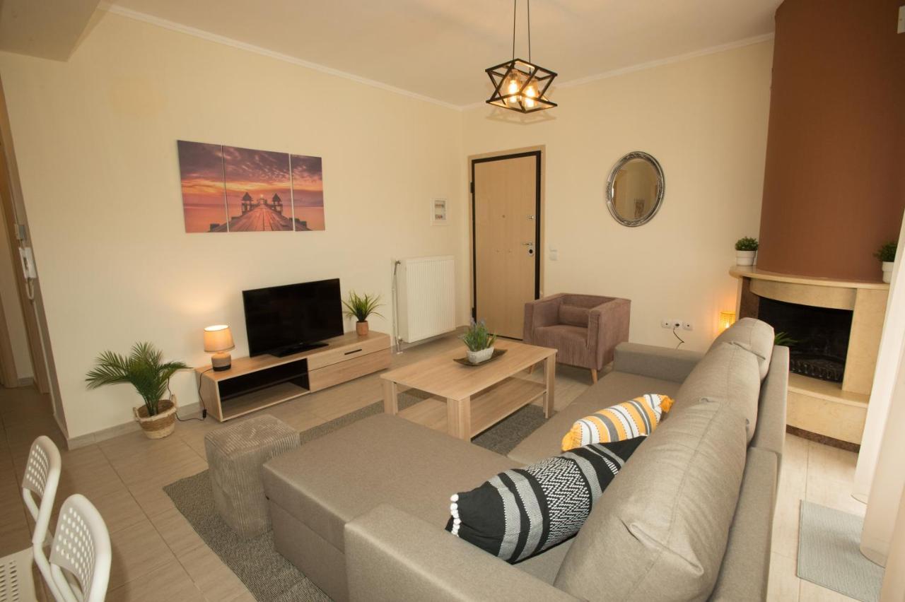 Potamos Luxury Apartment エパノミ エクステリア 写真